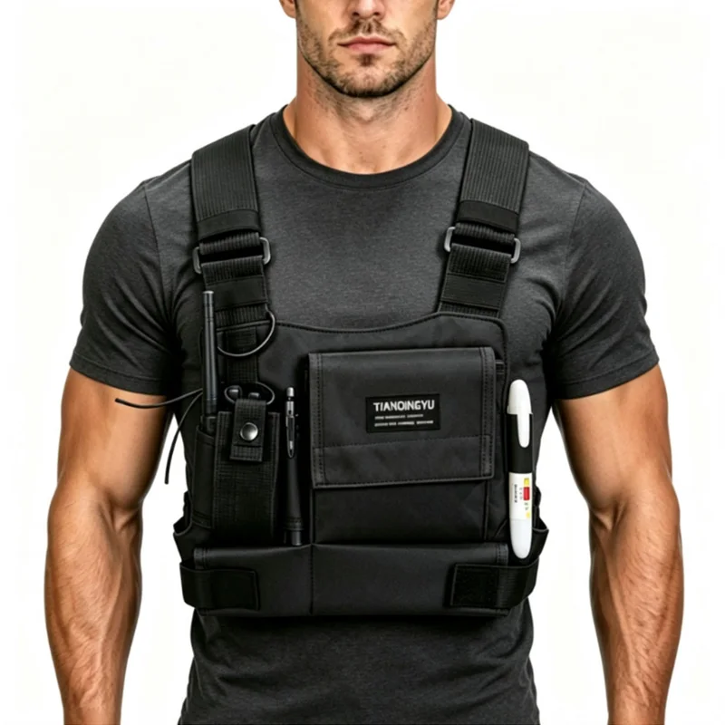 Running Vest Backpacks Outdoor Cycling Bag Unisex Hiking Marathon Chest Rig Bag Man Sports Chest Bag Designer Walkie-talkie bags