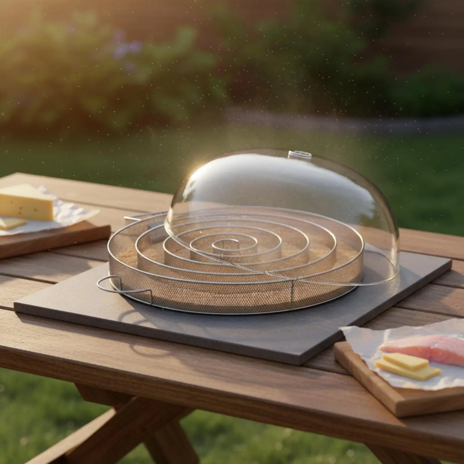 Snail Smoke Tray Charcoal Use Cold Smoke Generator Stainless Steel Smoker Tray Spiral Design Stainless Steel Smoker Basket