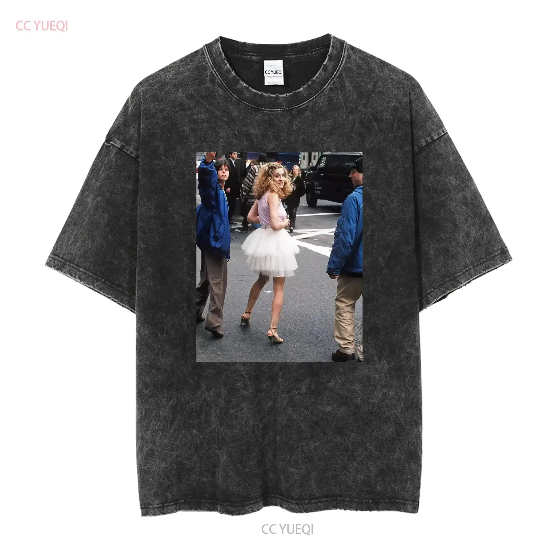 CARRIE BRADSHAW T shirt Funny Samantha Charlotte Miranda Retro Of Vintage 90s Womens long or short sleeves vintage Washed