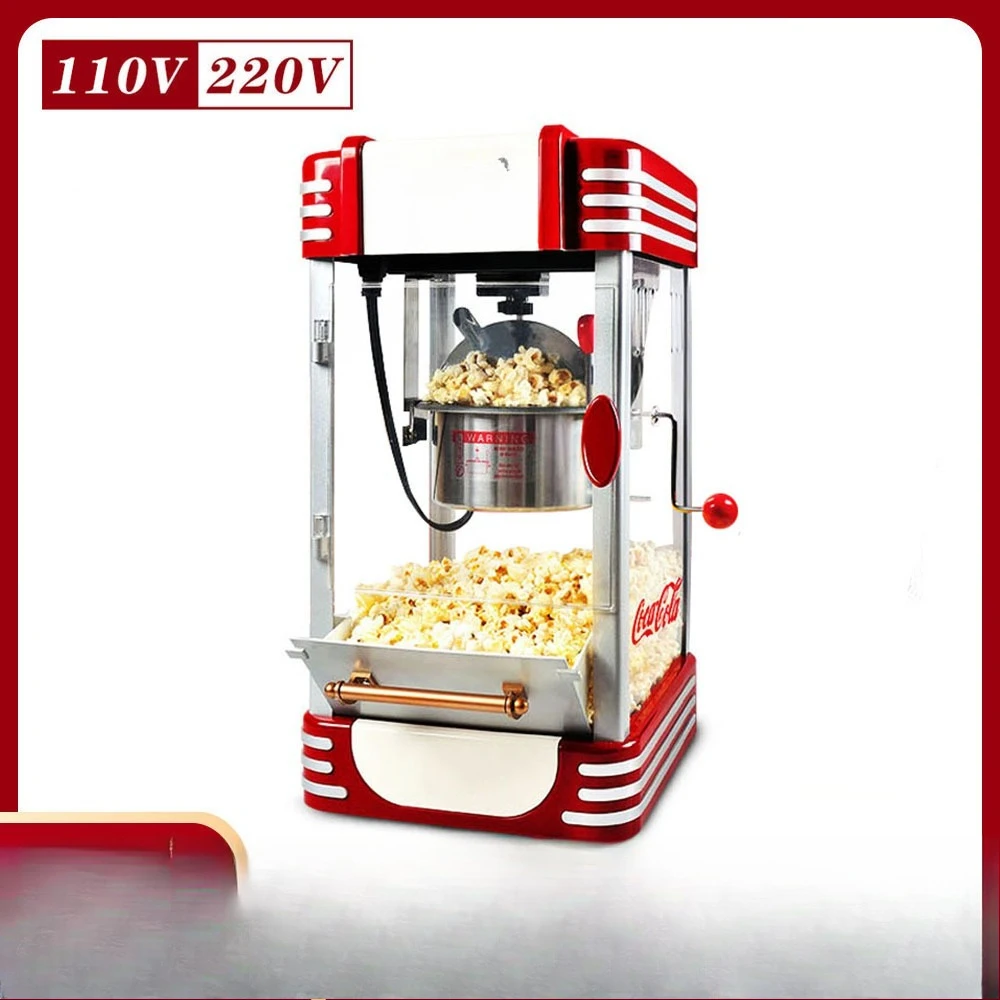 110V popcorn machine household automatic electric popcorn machine small