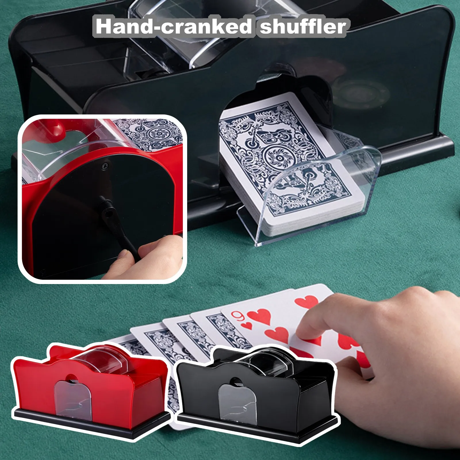 

Gatherings Playing Card Poker Shuffler Convenient Board Game Shuffler Efficient And Orderly Shuffle Tool for Family Party Games