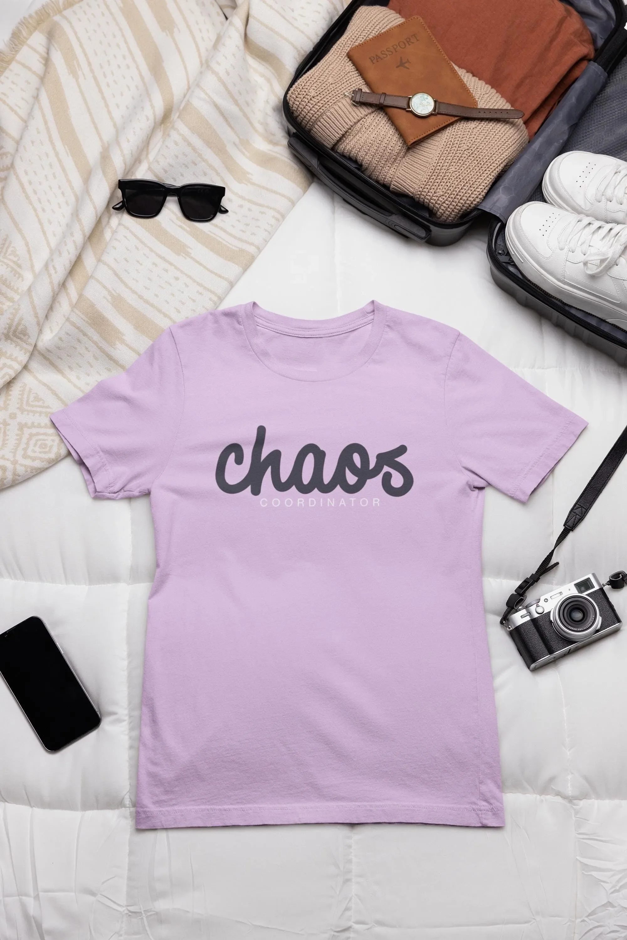 Chaos Coordinator T Shirt Funny Teacher Mom Parenthood Life Era Kindergarten Back to School
