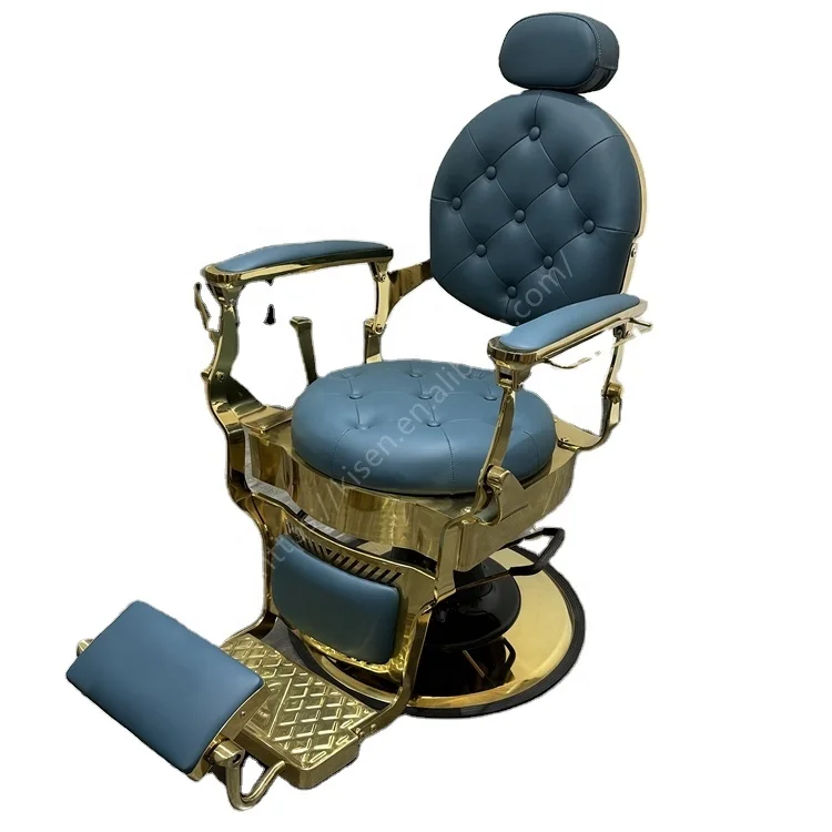 

Kisen Luxury Salon Chair Barber Chair Hairdressing Armchair Hair Cutting Barbering Chair Manufacturer Barberchairs Vintage Retro