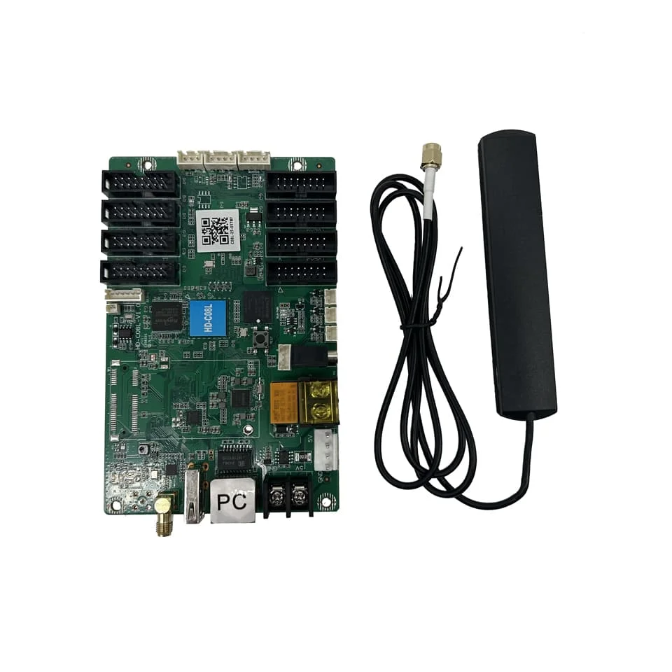 Free Shipping HuiDu-C08L Controller Usb/rj45/Wifi HUB 75 Full Color Module RGB Control System 5V