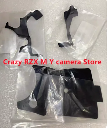 A Set New original Body grip rubber (Handle+left side+Thumb) repair parts For Canon EOS R5 SLR