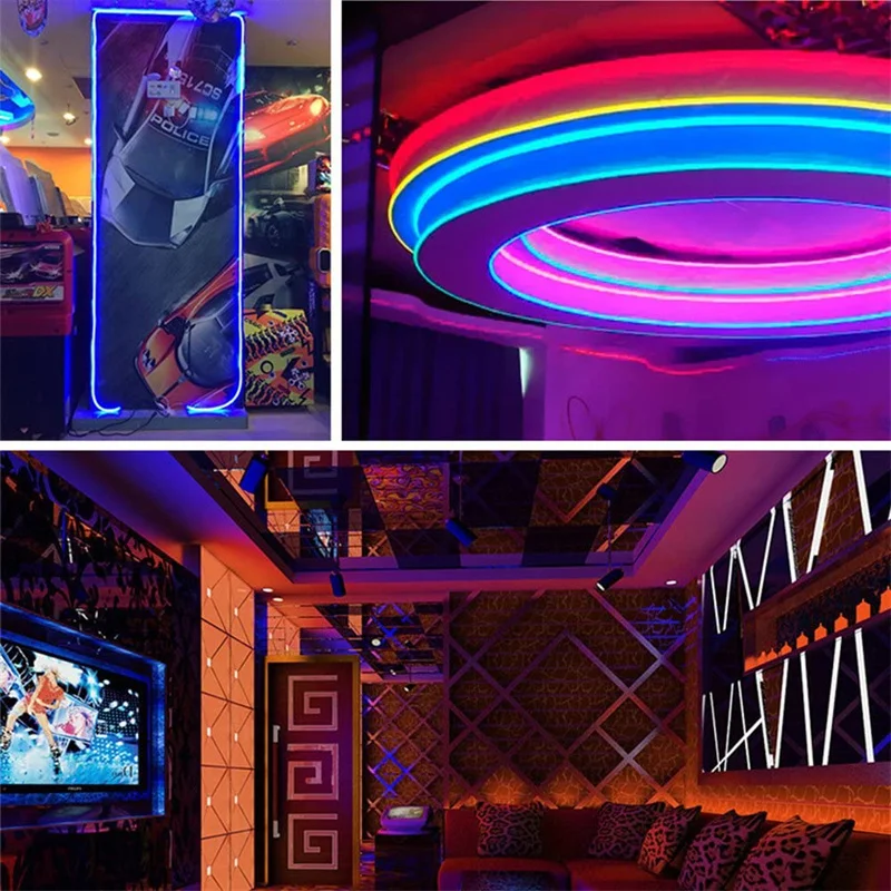 Bluetooh LED Neno Light Strips Led Strip Lights Flexible RGB Led Lights Neon Rope Smart Lighting Neon LED Neon Strip Lights RGB