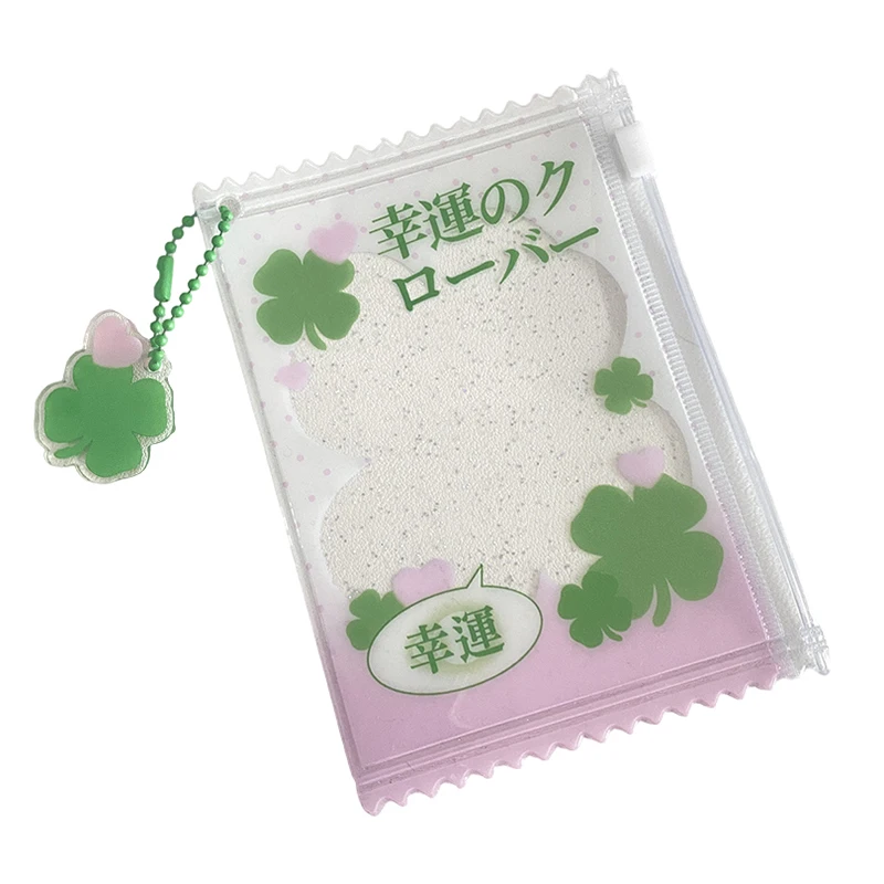 

1Pc Cute Transparent Candy Bag Kpop Card Sleeves Holder Turtle Strawberry Photocard Holder Card Films Game Cards Protector