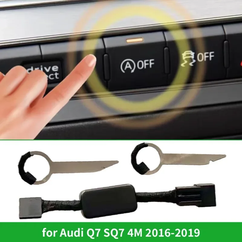 For Audi Q7 SQ7 4M 2016-2019 Start Stop Canceller Auto Eliminator Device Engine Disable Cable for Car ISG Plug and Play