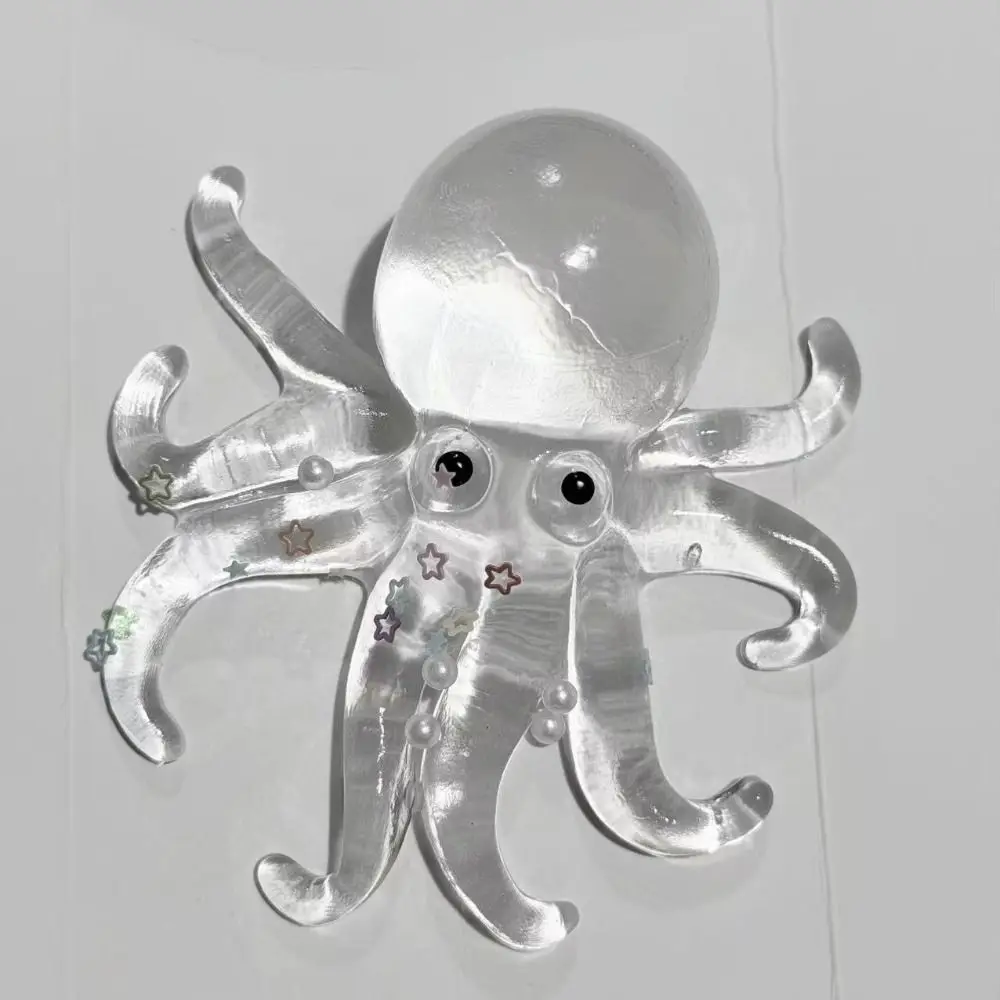 Simulation Squishy Ocean Octopus Stretched Cute Animals Sensory Fidget Ball Pinch Glitter Slow Rebound Office Workers