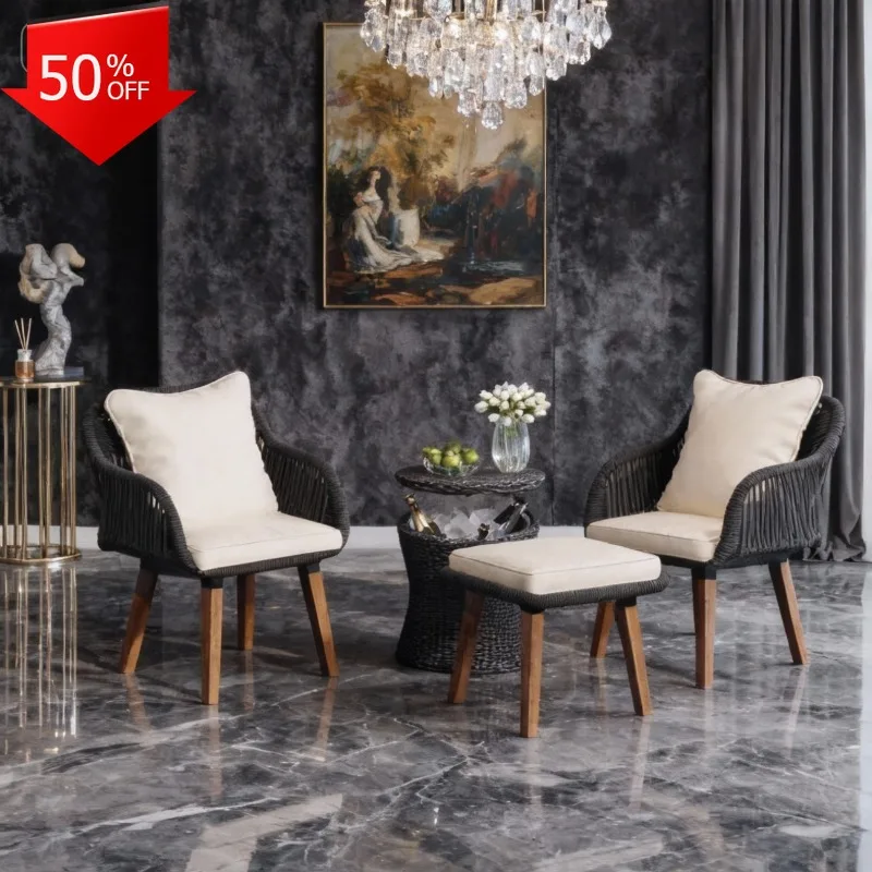 مجموعة طاولات وكراسي أثاث الفناء مجموعة أثاث الحدائق الخارجية أطقم أثاث الشرفة أثاث الحديقة منطقة الجلوس صالة الكرسي #1