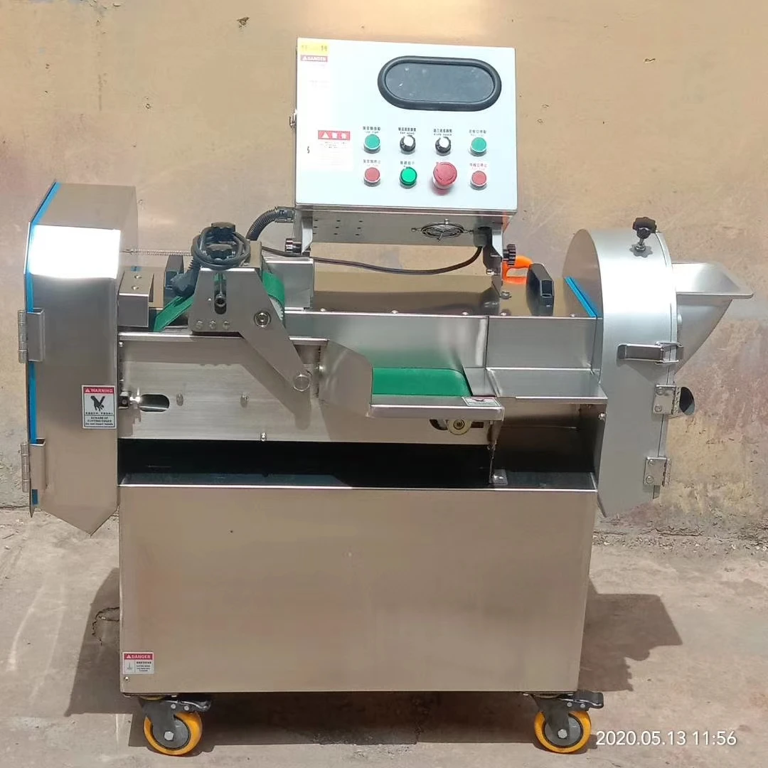 Industrial Full-Automatic Electric Vegetable Cutter Sweet Potato Pineapple Hami Melon Kiwi Fruit Cutter Fruit Cutter