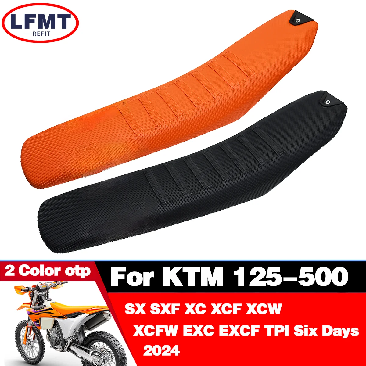 

Seat Cushion Diamond Pattern Non slip Seat Saddles For KTM 125 250 300 350 450 500 SX SXF XC XCF XCW XCFW EXC EXCF TPI 6 D 2024