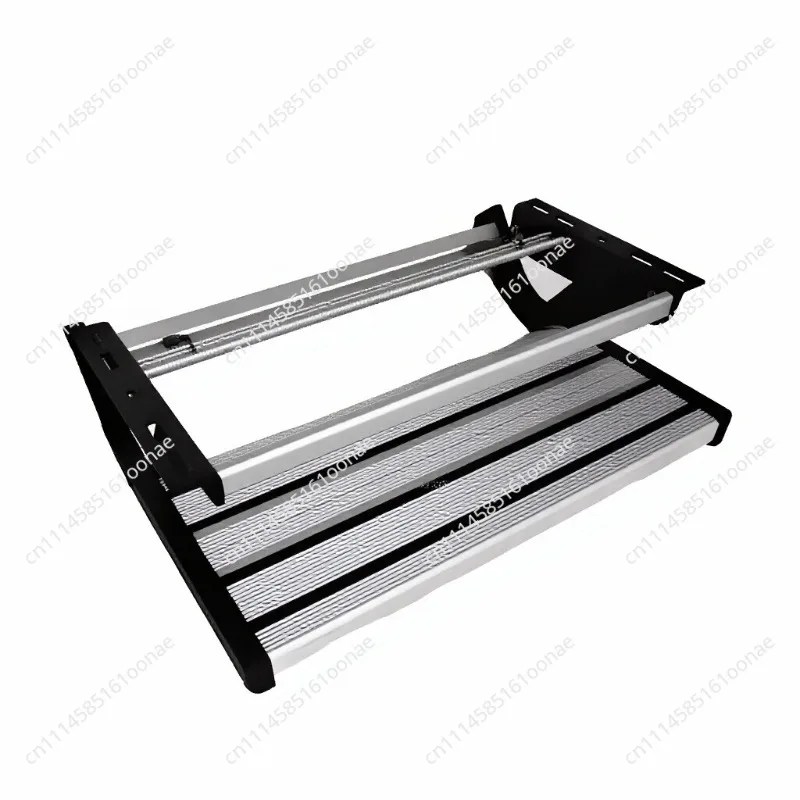 Travel equipment, high-grade aluminum alloy RV folding steps, single RV accessories are sturdy and durable