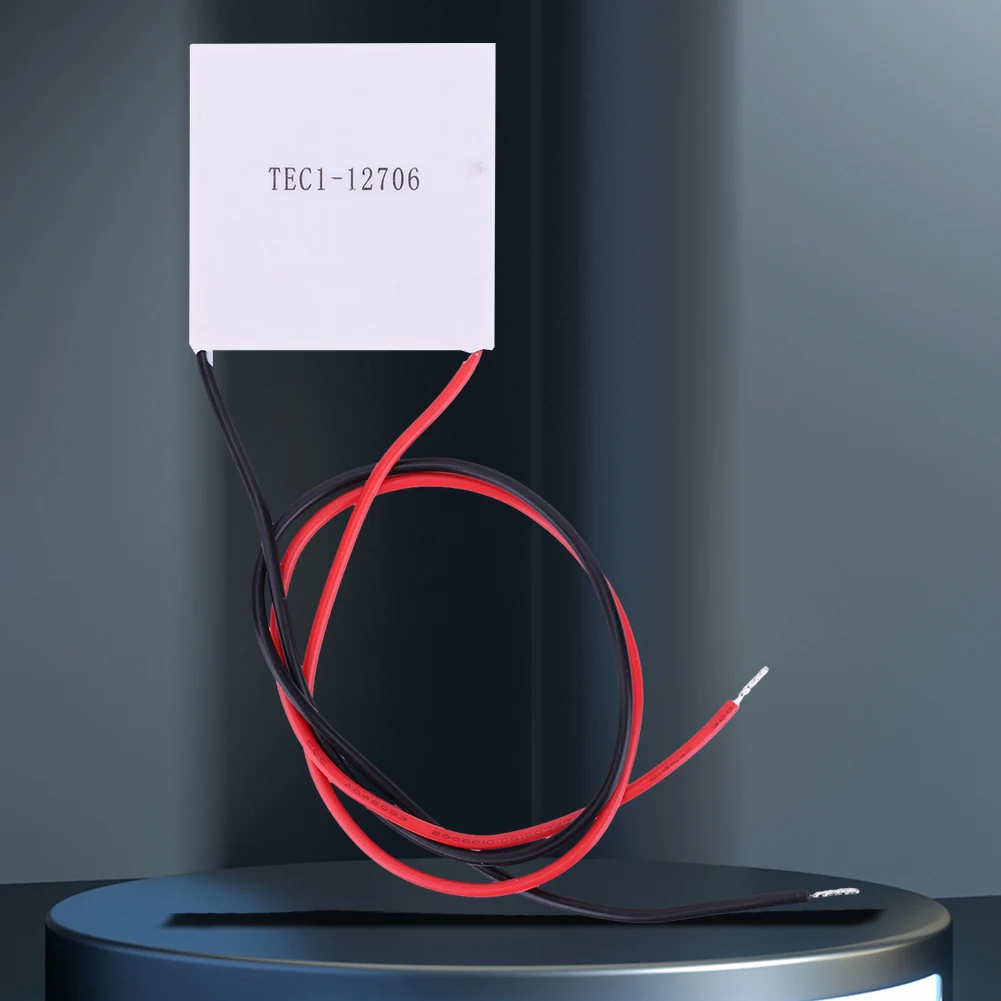 

TEC1-12706 Thermoelectric Cooler Peltier 65W 12V 5.8A Cooling Peltier Plate Module 40x40MM for Cooling for Power Generation
