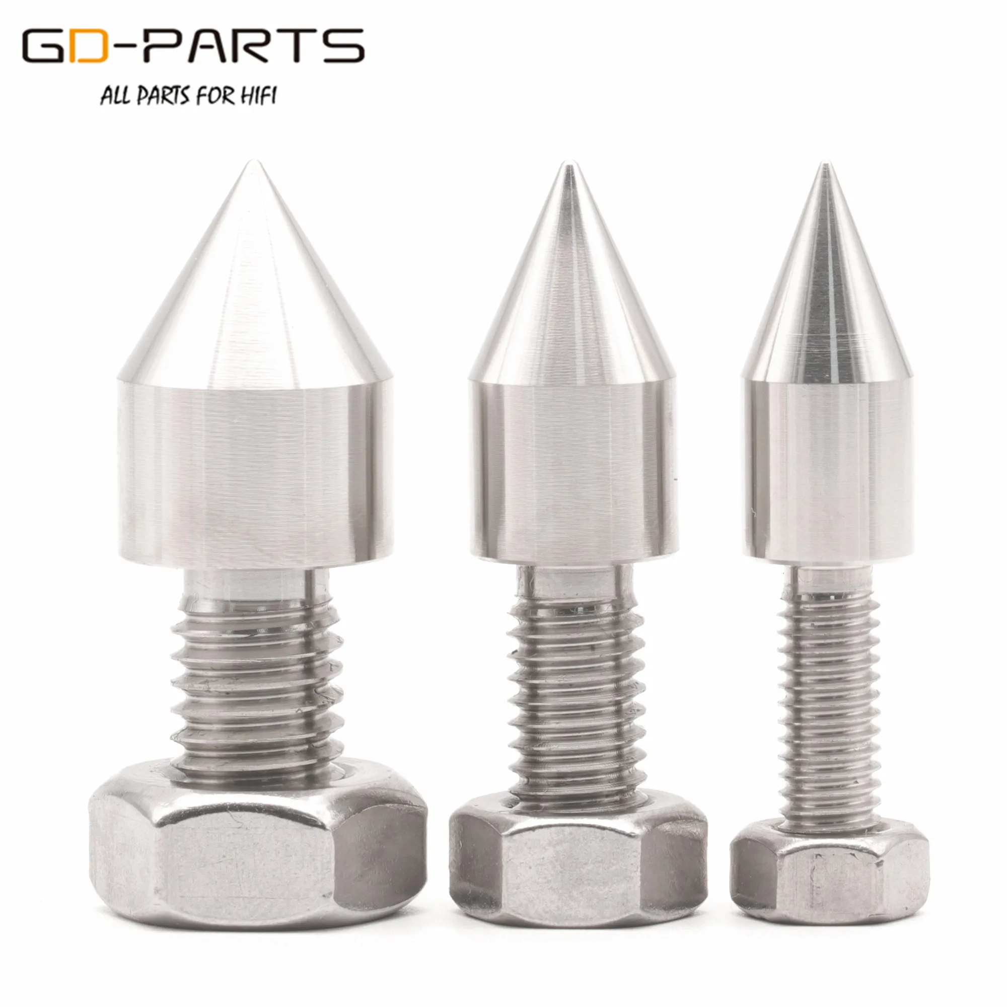 SUS-316 Stainless Steel Speaker Spike Cone M6 M8 M10 Hifi Audio AMP Subwoofer Chassis Isolation Stand Foot Leg Damper