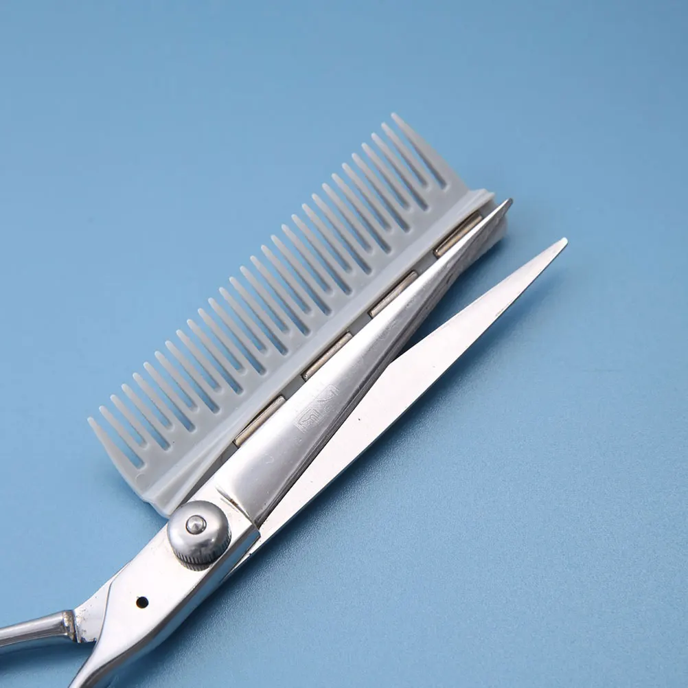 

Hair Cutting Comb Plastic Scissor Attachment Salon Tools Mini Barber Folding Abs Haircutting Tool For Home Use