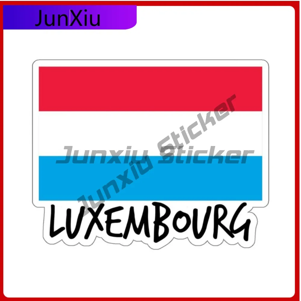 

Luxembourg Flag Travel Sticker Funny Unique Motorcycle Laptop Waterproof Exterior Parts Vinyl Decal For Car Truck SUV Window