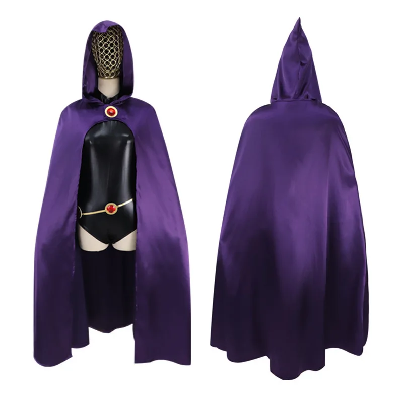 anime-teen-titans-raven-costume-cosplay-deluxe-tuta-mantello-cintura-abito-costume-uniforme-di-halloween-per-donna