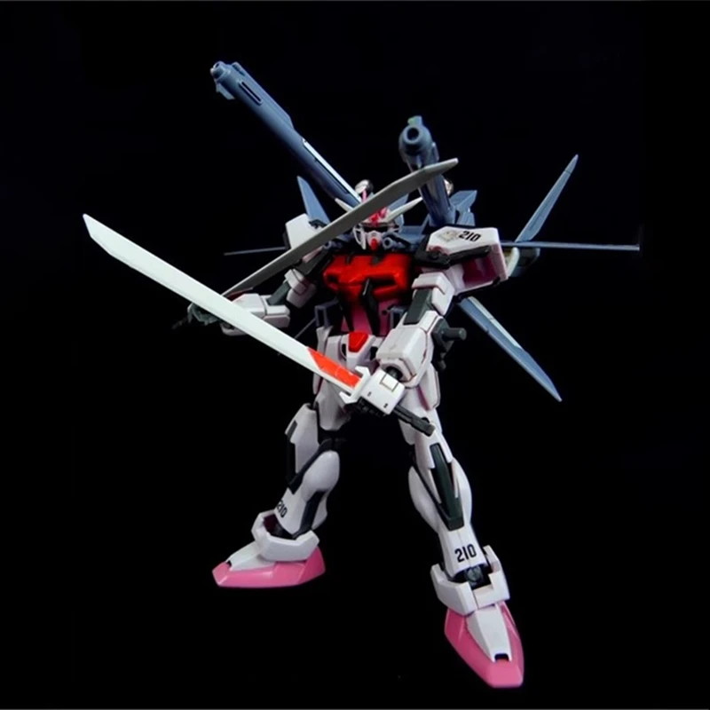 Bandai Hg Strike Rouge Gundam (อุปกรณ์ I.w.s.p) หุ่นยนต์โมเดล MBF-02ของเล่นเคลื่อนย้ายได้ตุ๊กตาของขวัญคริสต์มาสอะนิเมะอุปกรณ์ต่อพ่วง