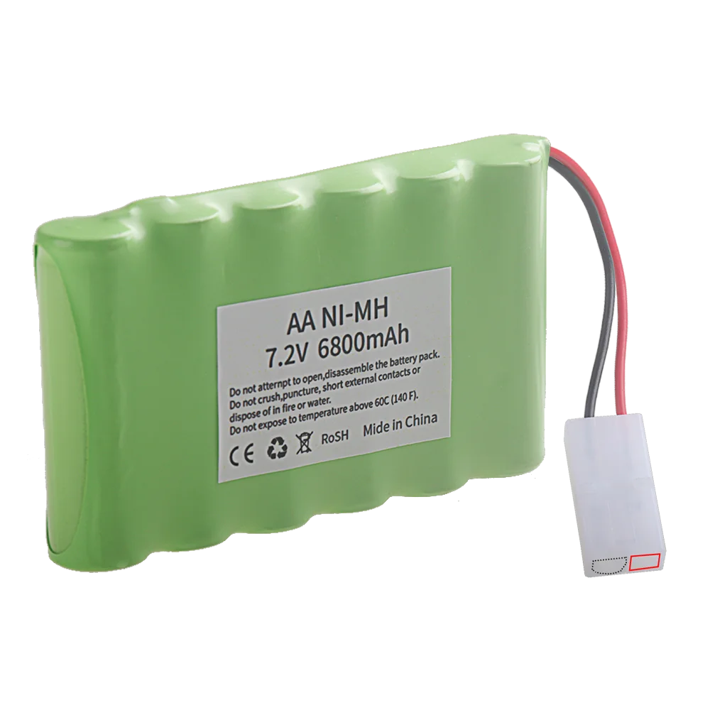 7.2v 6800mah NiMH Battery SM/JST/Tamiya For Rc toys Car Tank Train Robot Boat Gun Ni-MH AA 7.2 v 3000 mah Rechargeable Battery