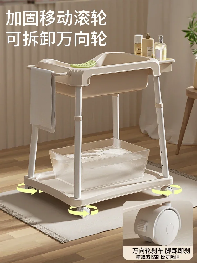 

ZY1 shampoo basin lies flat on the bed. Patients use the shampoo artifact of pregnant women and parturients to wash their hair
