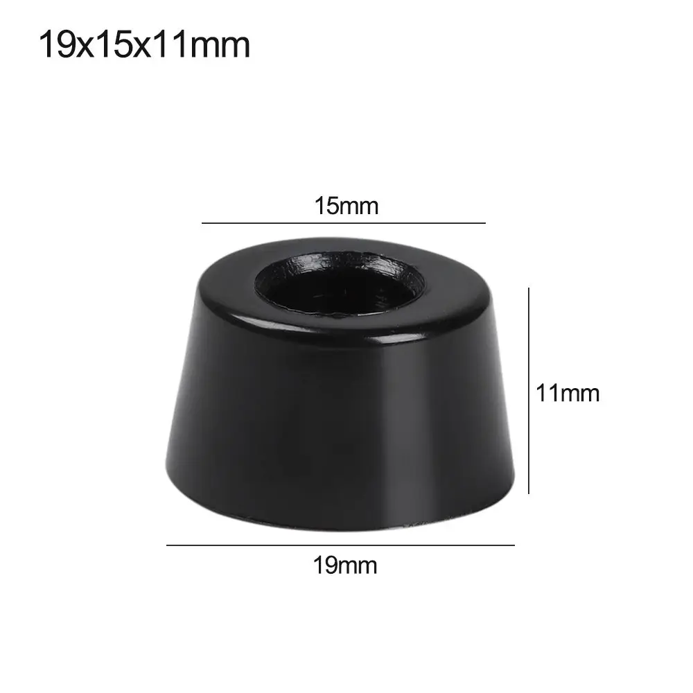 10 pcs Instrument  Accessories Cushion Cabinet Speaker Furniture Slip Feet PVC Foot Mat Protective Pad Tapered