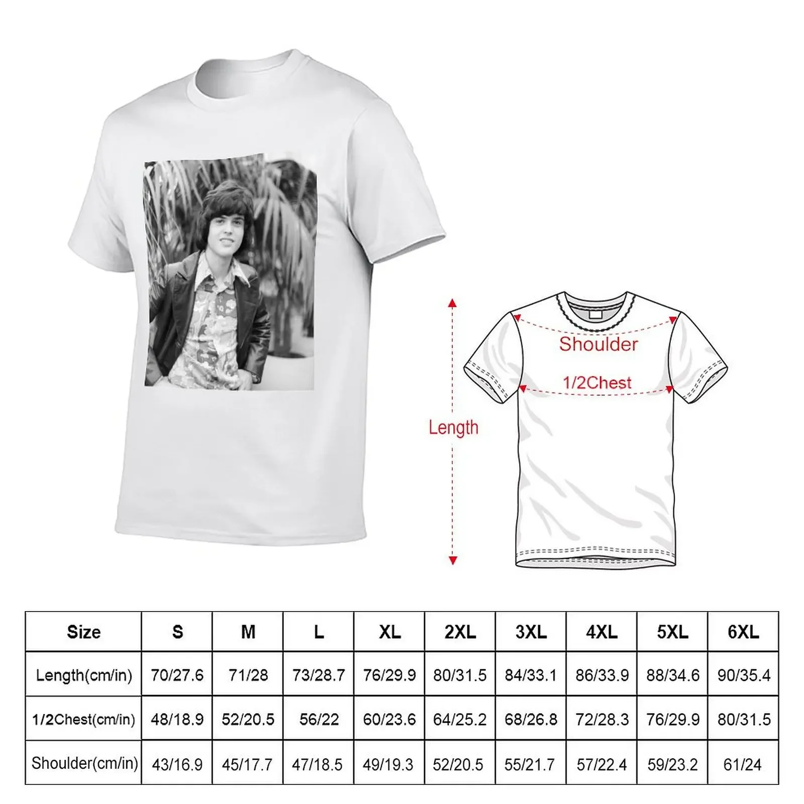 Donny Osmond T-Shirt baggy shirts blanks anime shirt clothing for men