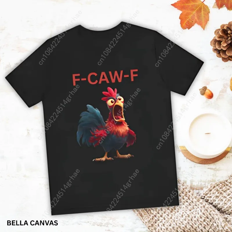 Engraçado f caw f frango fcawf frango camiseta masculina engraçado 100_ algodão camiseta tripulação pescoço manga curta t camisas presente idéia roupas