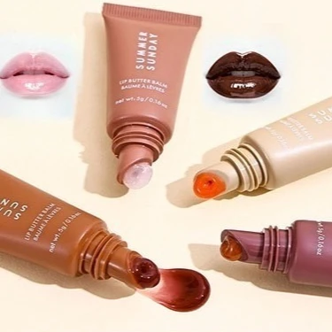 Zestaw do pielęgnacji ust 4-częściowy, nawilżająca pomadka, nawilżająca pomadka, nawilżająca maska do ust, kolorowy błyszczyk do ust, redukcja zmarszczek wokół ust