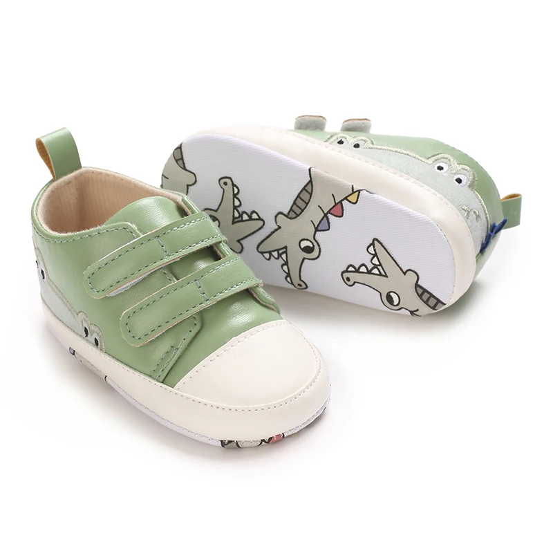 Bonito dos desenhos animados 0-18m sapatos de bebê recém-nascido sapatos casuais masculinos sapatos femininos clássico plutônio sola macia anti deslizamento das crianças primeiro walki