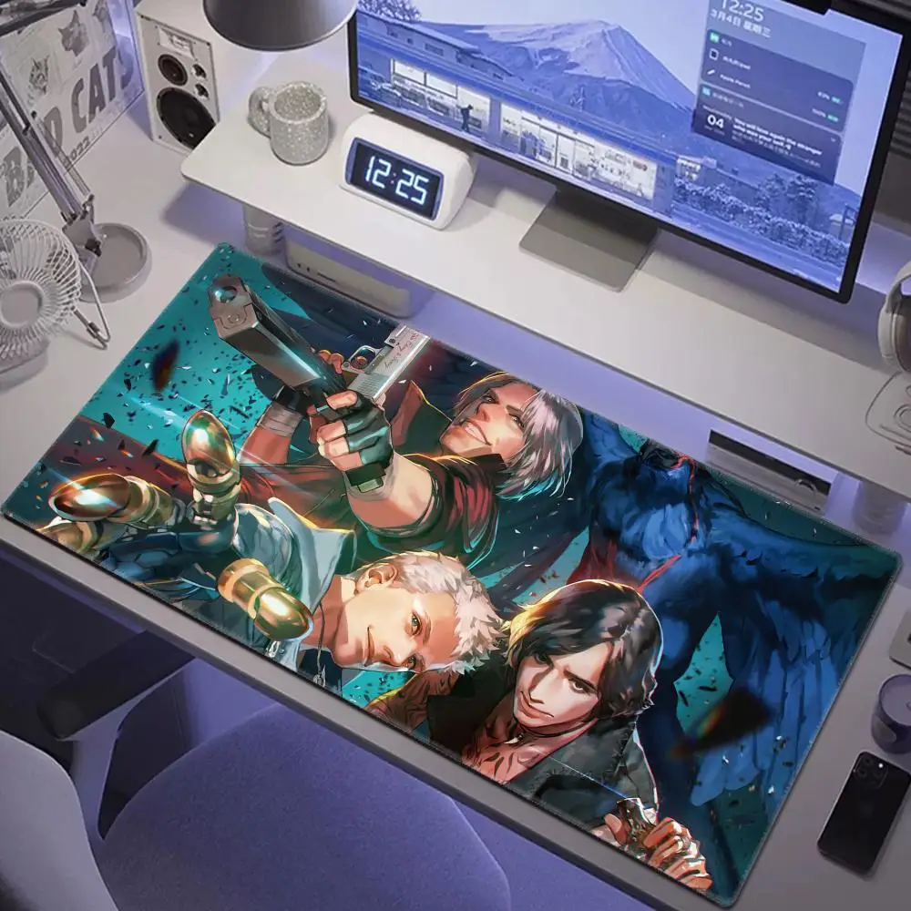 

Devil Gamer Keyboard Pad May-Cry Pc Accessories Mouse Pads Desk Mat Mousepad Gaming Mats Mause Large Xxl Protector Mice Computer
