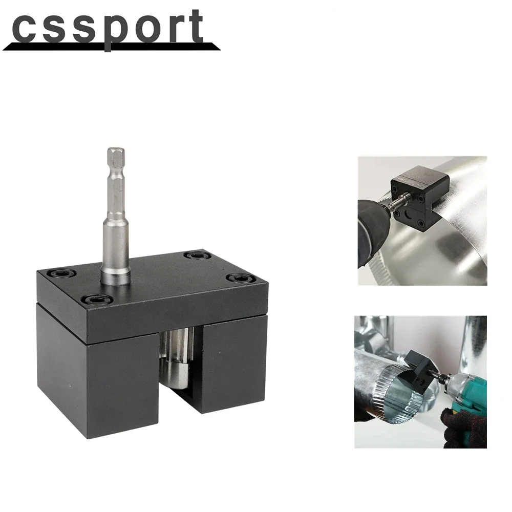 

Черный прочный металлический ударный щипцы C5A2, электрические инструменты, эффективно обжимной оцинкованный круглый воздуховод и плита