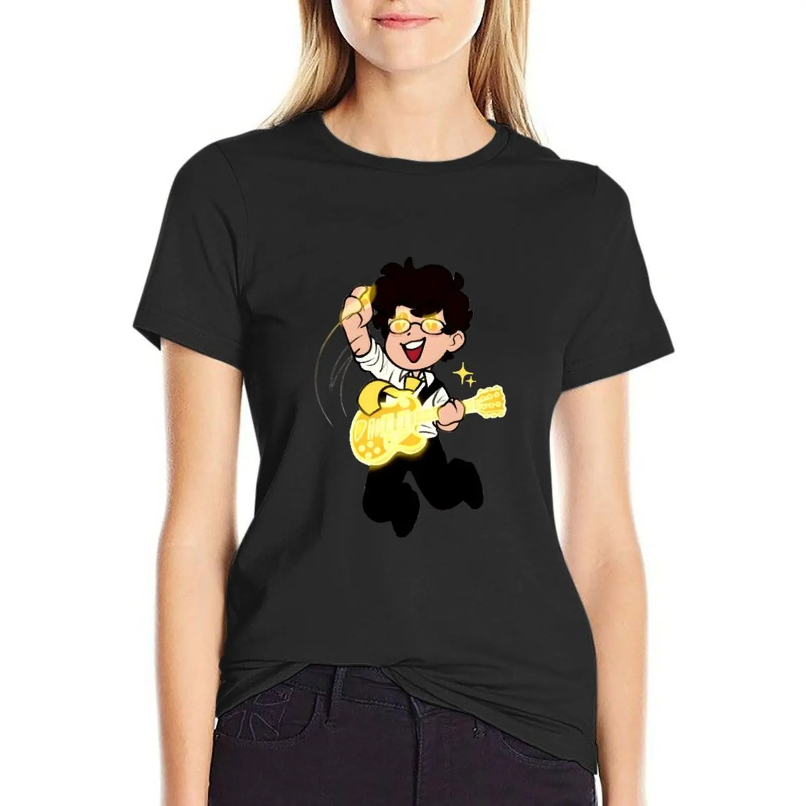 

tally hall guitar T-Shirt Blouse blanks plain t shirts for Women