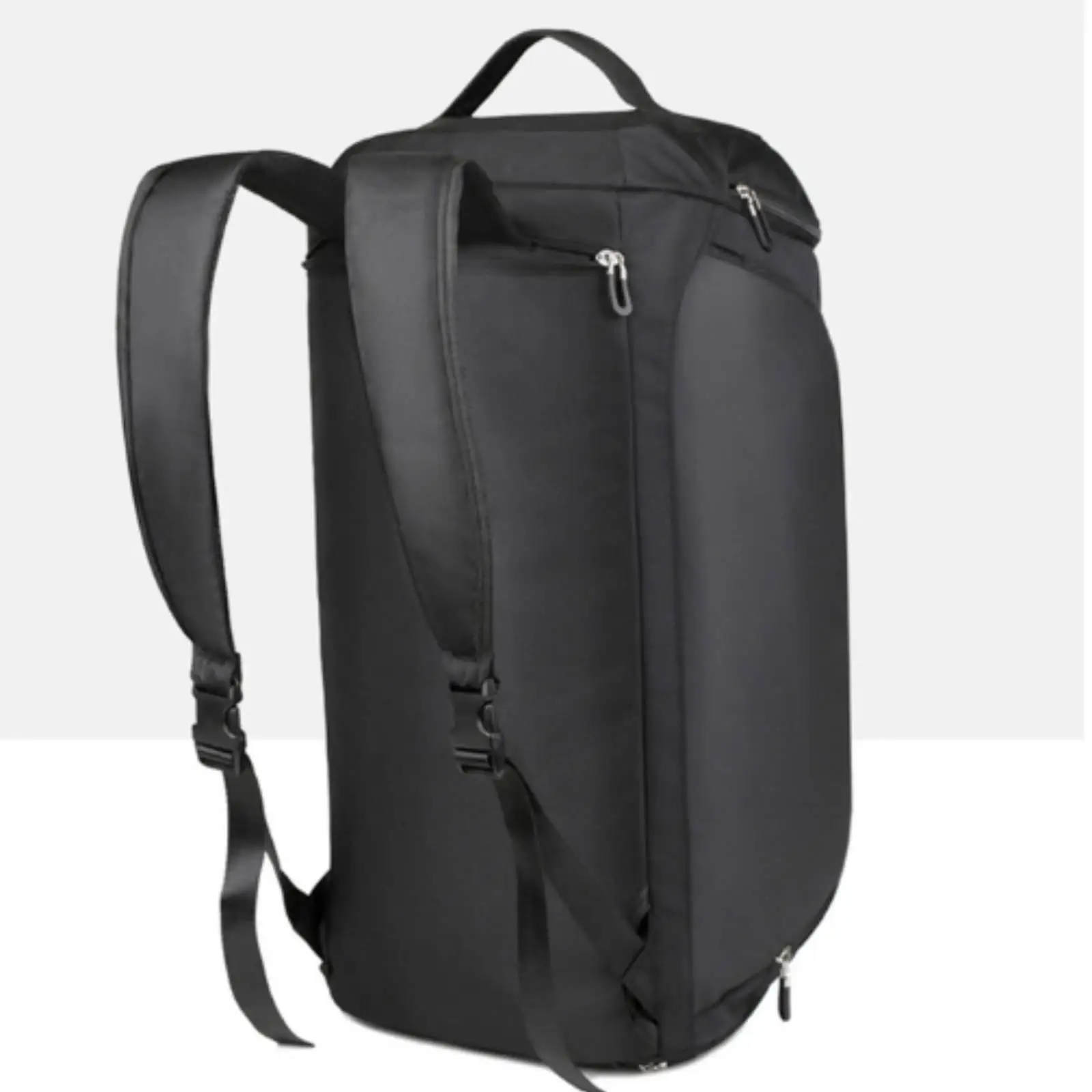 Industrial Container Versatile Fitness Bag Convertible Backpack Water Resistant Design with Shoe Area for Sport and Travel