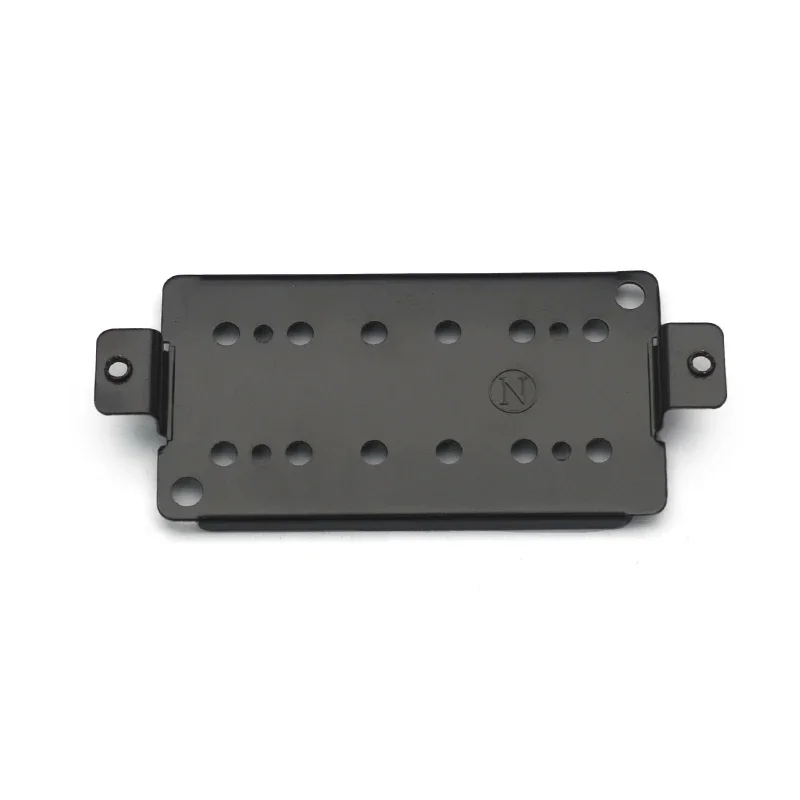 12Pcs Durable Brass-Black Plated Humbucker Guitar Pickup Base Plate Neck Bridge Pickup Baseplate for Guitar Parts