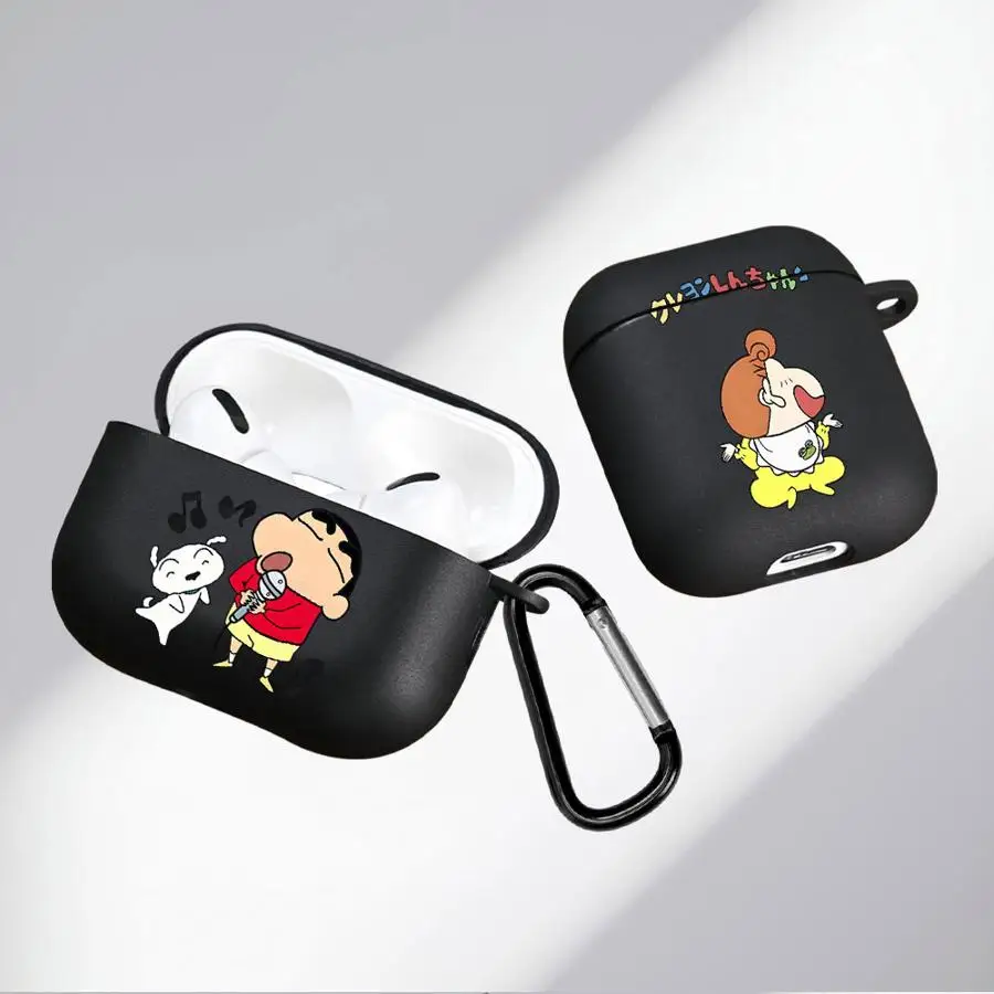 Kopfhörerhüllen Schutzhülle für Airpods Pro 1 2 Pro3 Pro2 4 3 Crayon Shin Chan