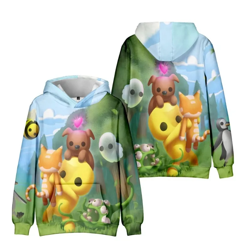 

Wobbly Lifes Figure Trendy 3D Printing Peripheral Hooded Sweatshirt Hoodie for Boy and Girl Gifts Daily Necessities