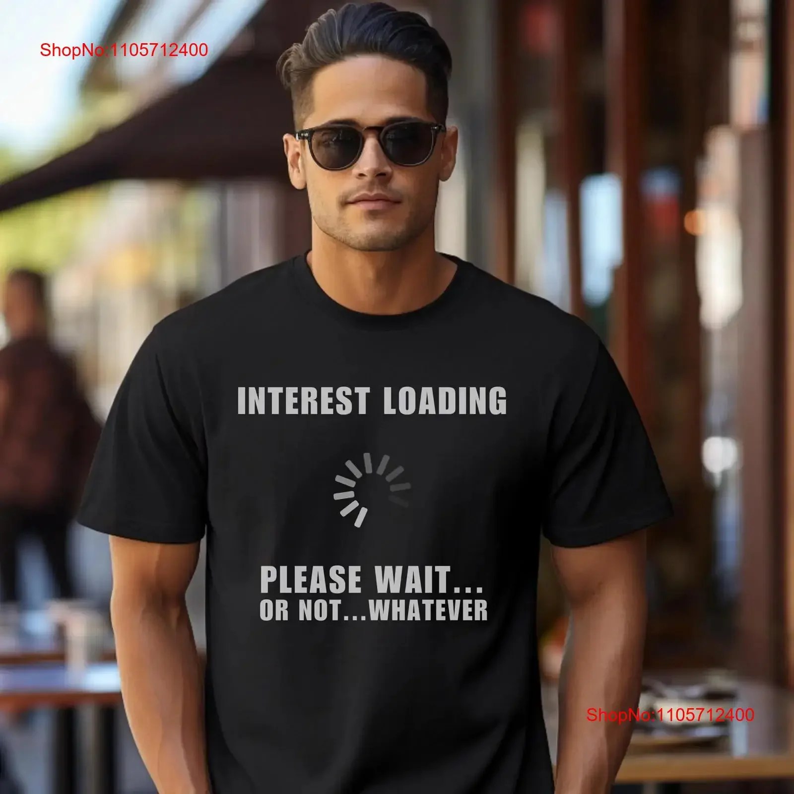 T-shirt avec citation humoristique et sarcasmée sur l'apathie moderne, style vintage délavé
