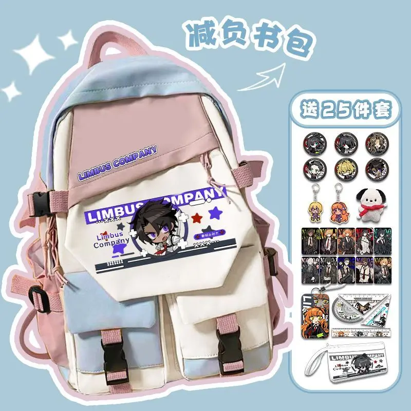 บริษัท Limbus บริษัท Limbus Heathcliff Dante Sinclair Cromer Demian Ishmael Yisang กระเป๋าเป้สะพายหลัง