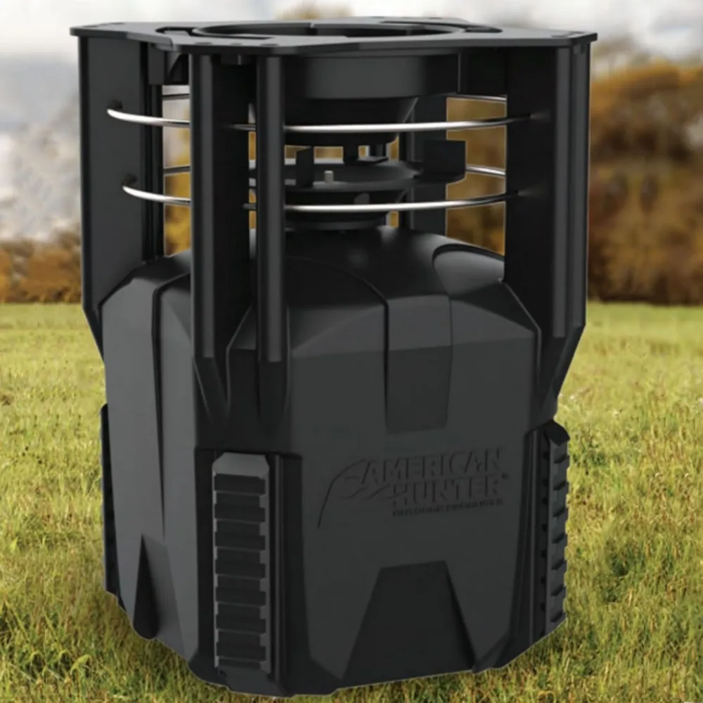 Automatic Durable Steel Control Box with Motor & Digital Timer for Deer Game Feeder | Versatile Hunting Feeder Kit view 2