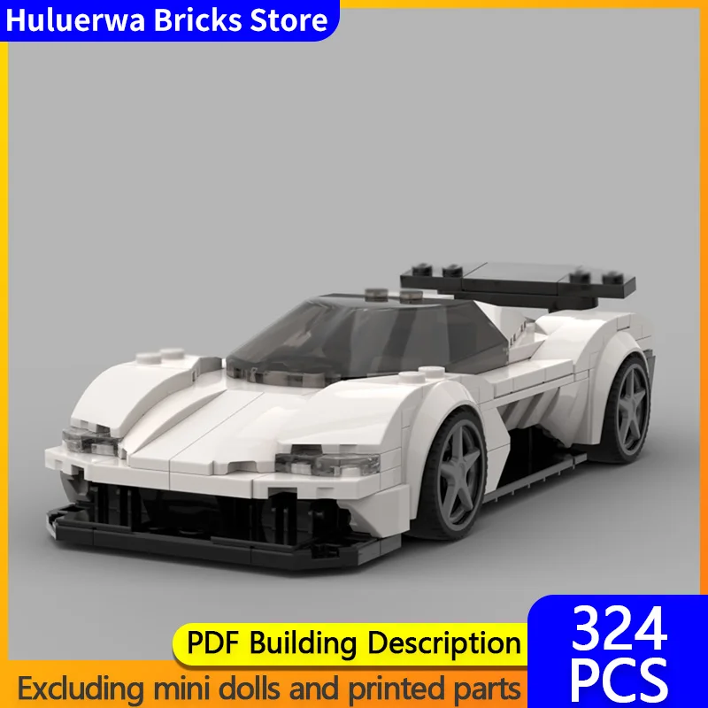 

Speed Hypercar Model MOC Building Bricks X-BOW GT-XR Hypercar Modular Technology Gifts Holiday Assemble Children Toys Suit