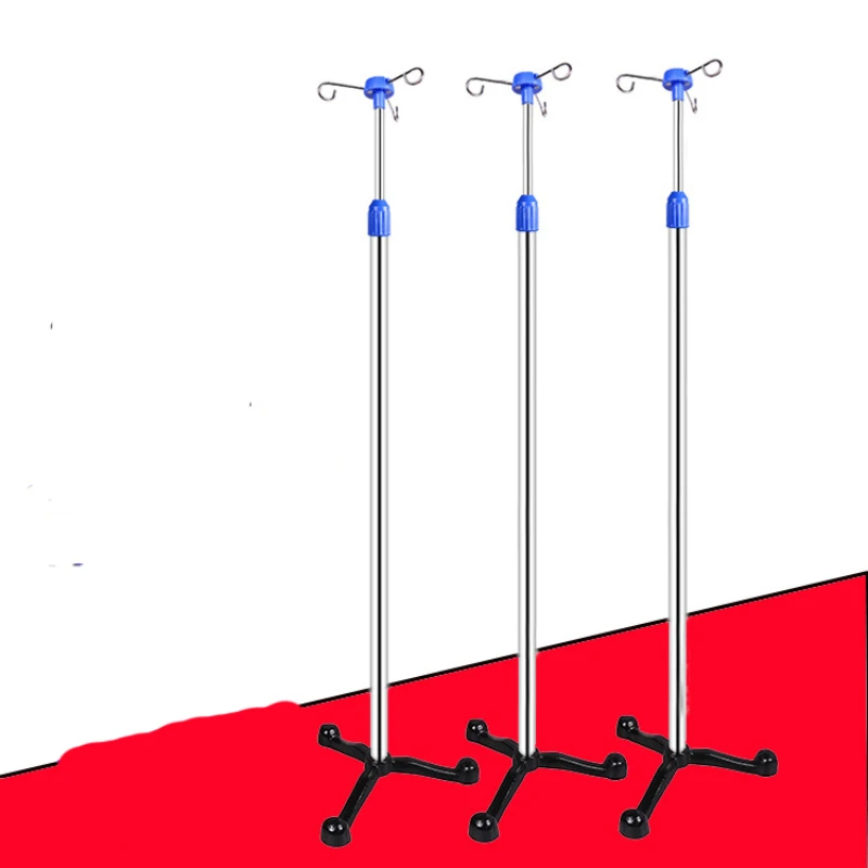 Stainless Steel Height Adjustable IV Rod Infusion Furniture