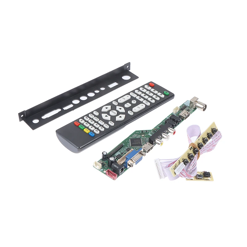 TV Motherboard T.SK105A.03 Universal LCD TV Controller Driver Board PC/VGA/USB Interface Replace T.V53.03