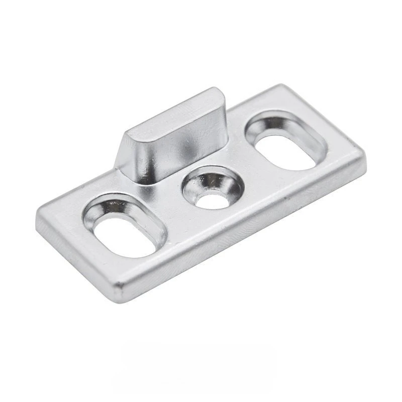 5PCS Aluminum Alloy Window Three Hole Lock Fastener Angle Point Curtain Wall Heightening Lock Base 7-Shaped Ultra-High