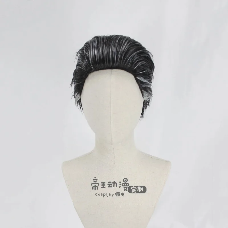 New Game LOL Arcane Silco Cosplay Wig Short Hair Accessories Halloween Costume  LOL Viktor Boots  Shoes Suit Accessories Props