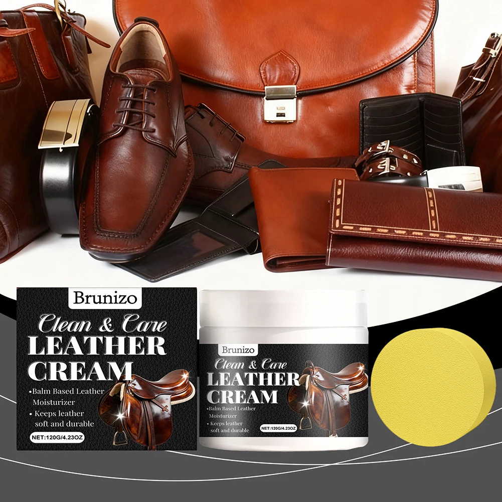 Professional Leather Care Kit For Handbags Non-Greasy & Fast Absorbing Living Room Leather Sofa Restoration
