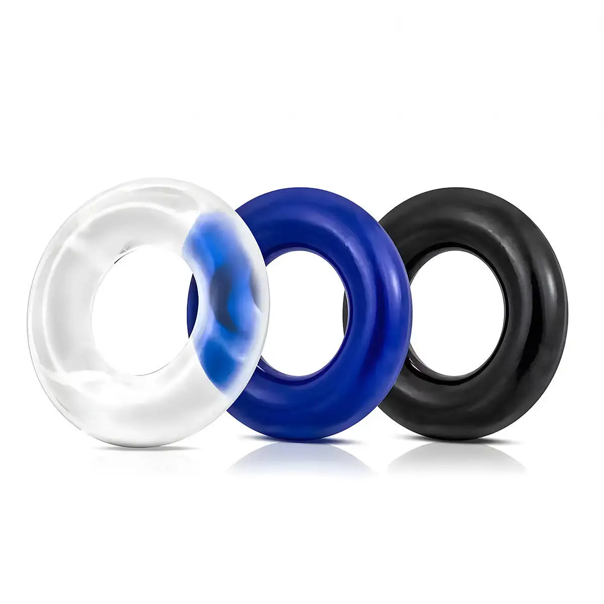 6 Pcs Cock Ring for Men Delay Ejaculation Silicone Penis Ring Set Adult Product Male Rings Lasting Erection Sex Toys for Couple