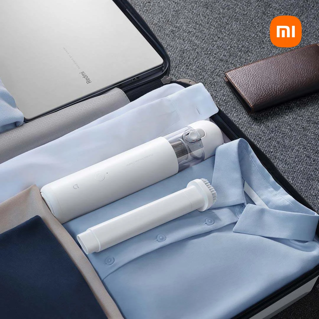 XIAOMI MIJIA aspiradora inalámbrica de mano 13KPa succión para el hogar coche aspiradora portátil inalámbrica, duración máxima de la batería 30min