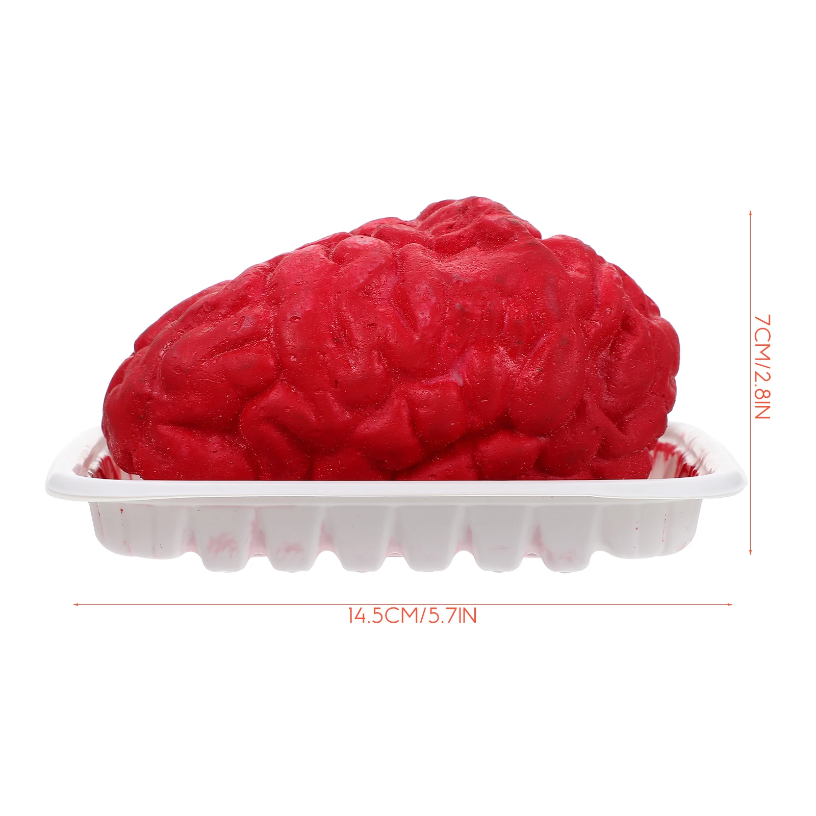 

Scary Cute Spooky Halloween Decoration Brain Heart Props Organs Bloody Shaped Mold Horror Toy