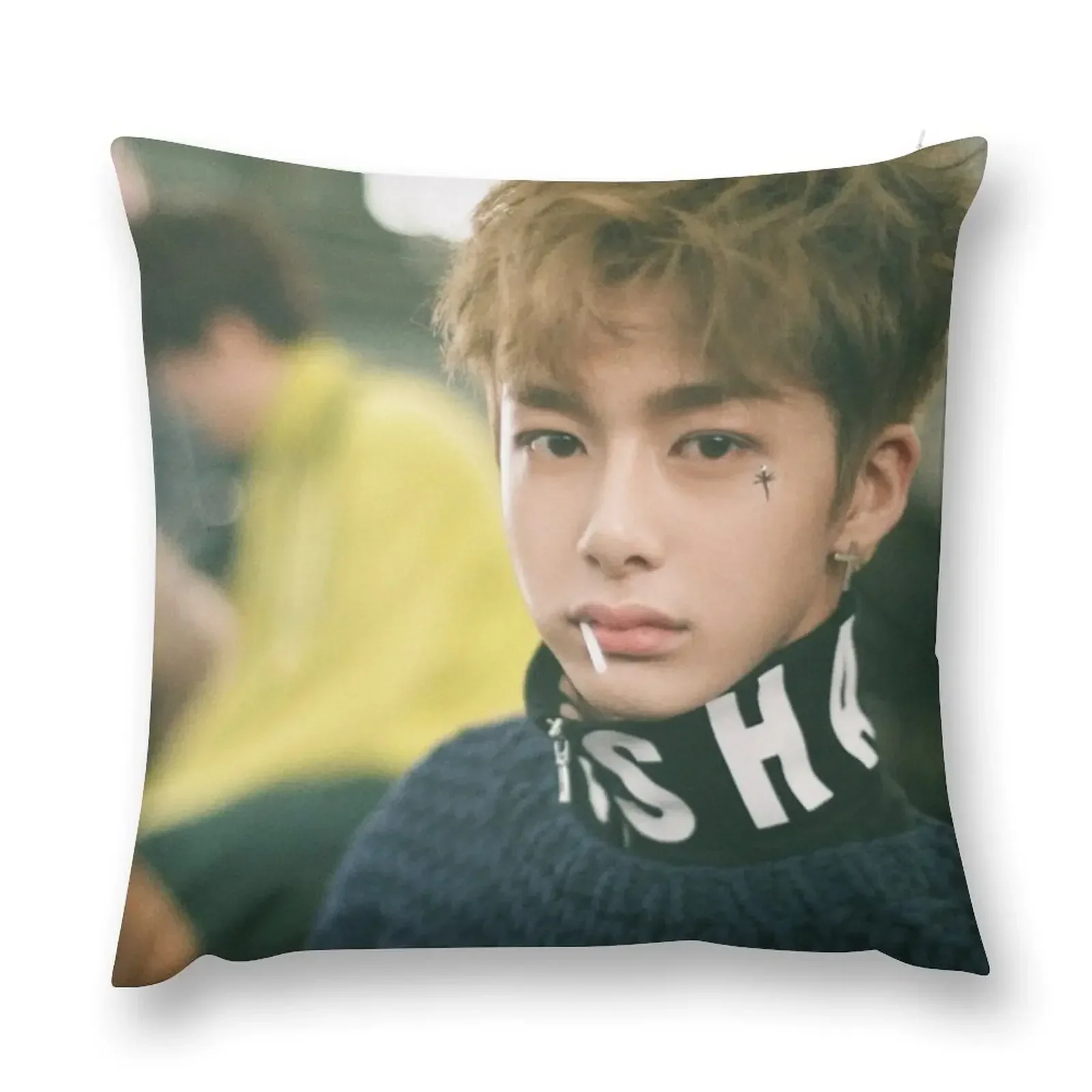 hyungwon monstax guilty Throw Pillow christmas cushions covers Anime pillow